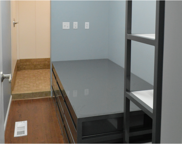 Man Camp Cube interior view